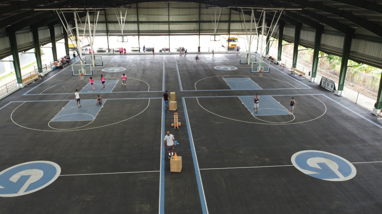 Covered Basketball Court