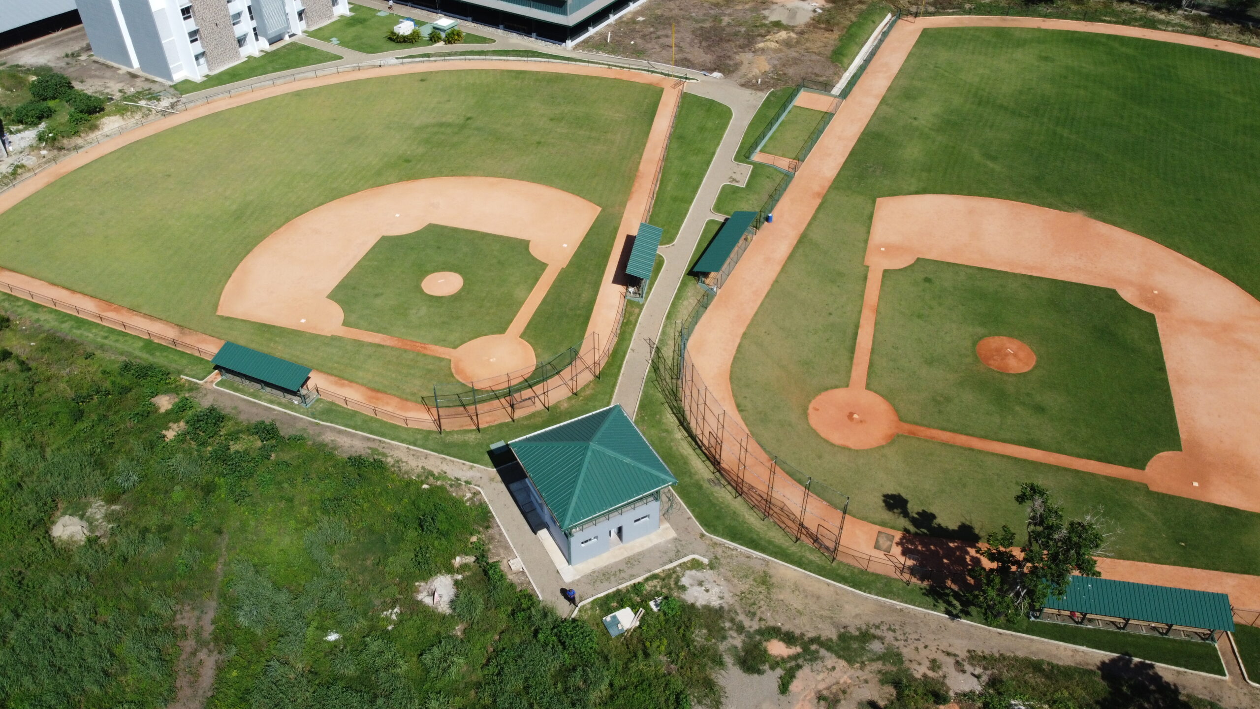 Two Baseball Fields